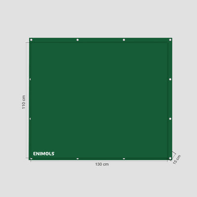 Misure del materasso impermeabile XL Enimols®: 130 x 110 x 15 cm